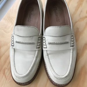 Madewell loafers in ivory